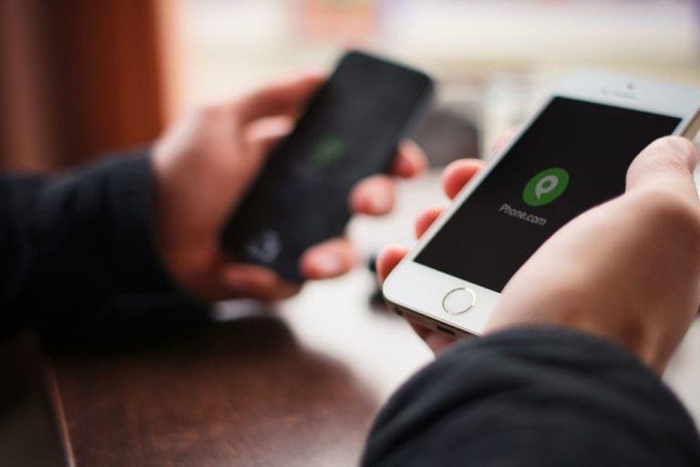 Phone.com mobile application