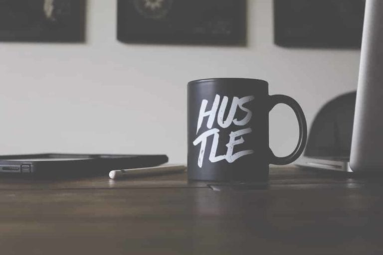 Hustle coffee mug