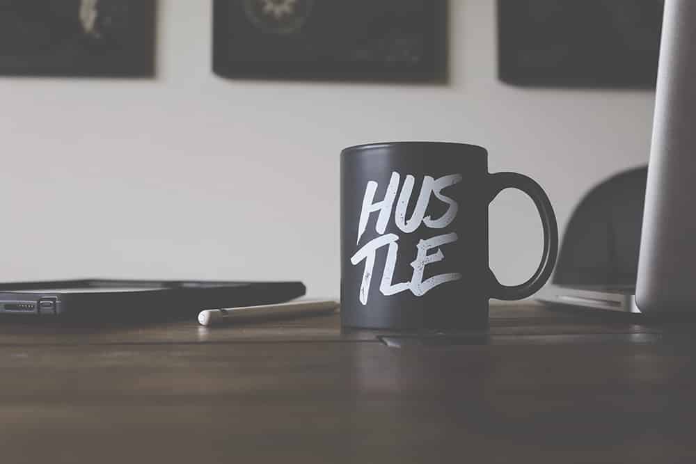 Hustle coffee mug