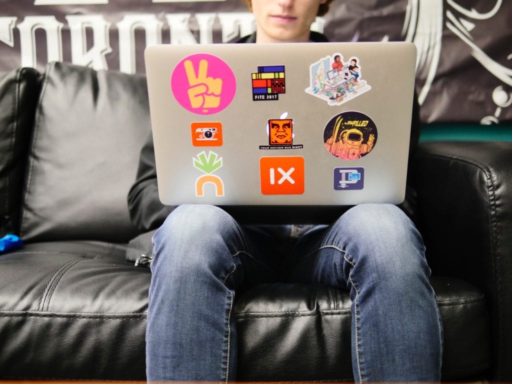 Laptop user