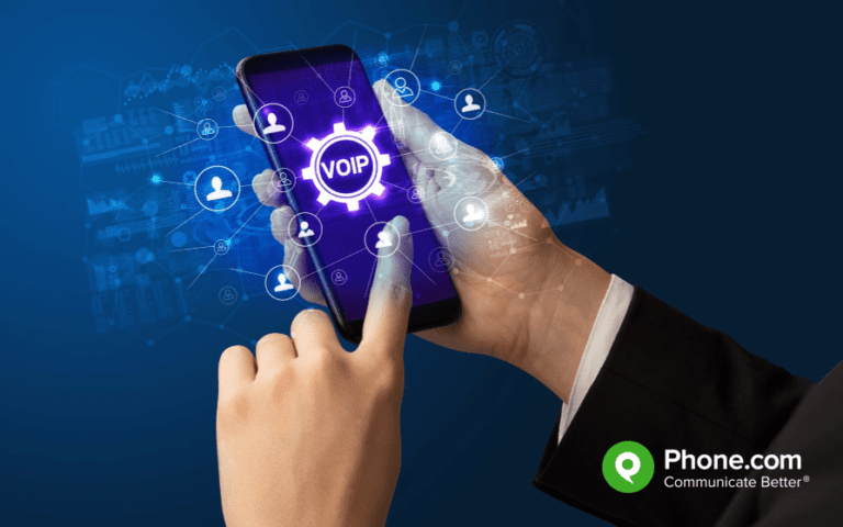 VoIP Concept on a Mobile Phone