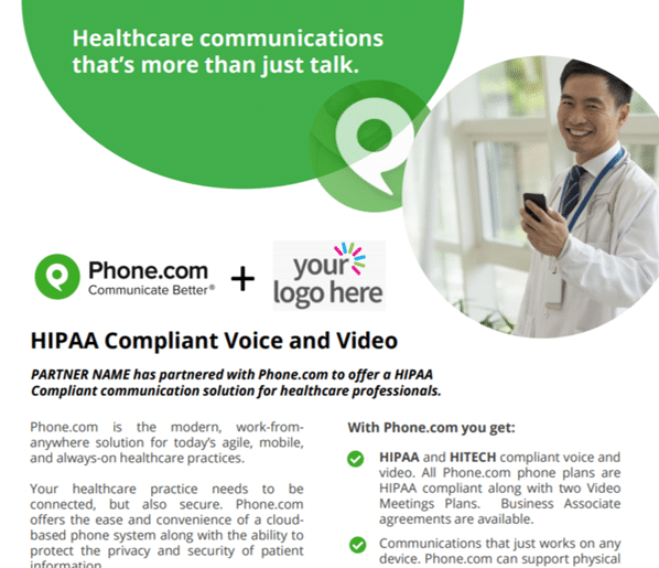 HIPAA compliant phone service.