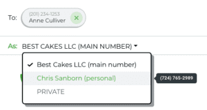 Number screen