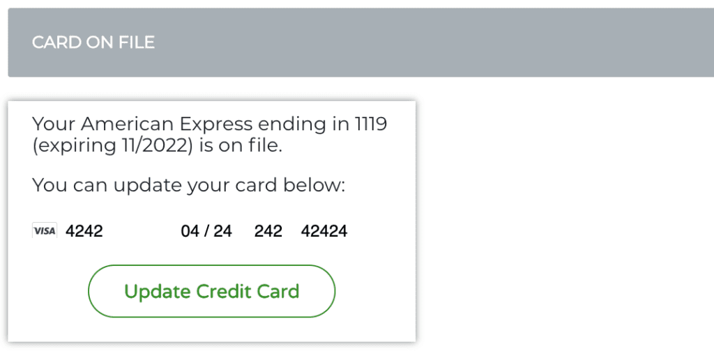 Phone.com billing screen