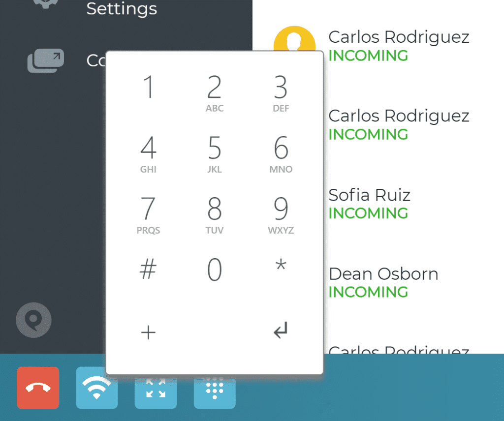 Phone.com Keypad