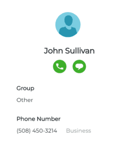 Contact record