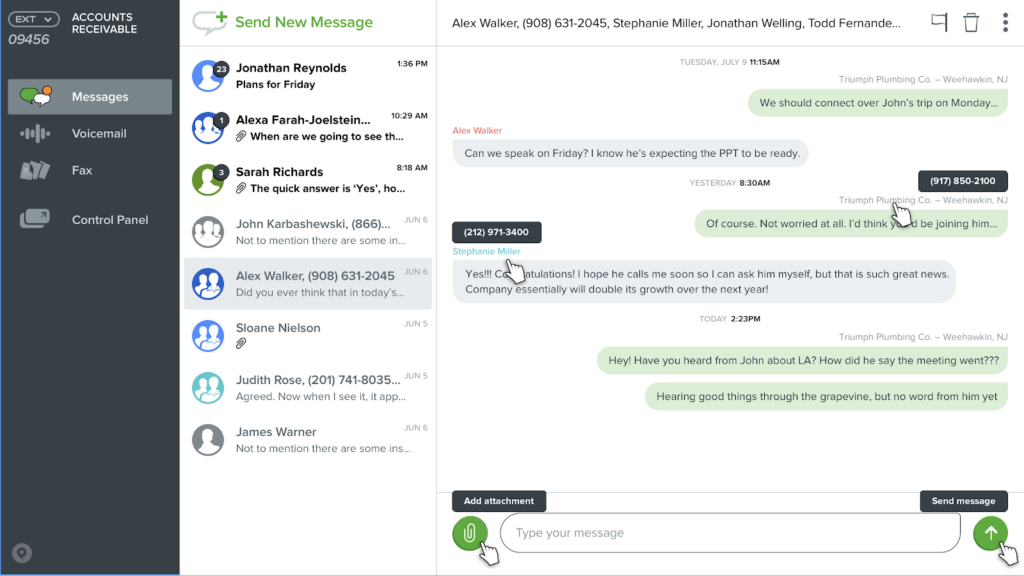 Type your message
