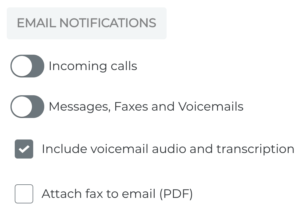 Notifications