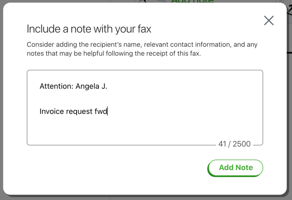 Attach note or file