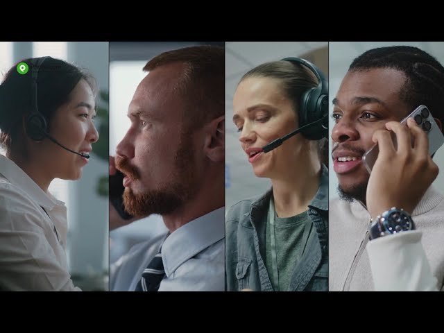 Live receptionists answering calls