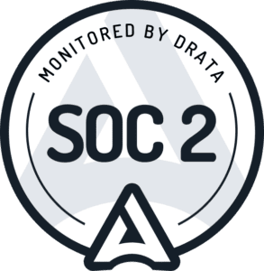 SOC 2 Monitored by Drata badge